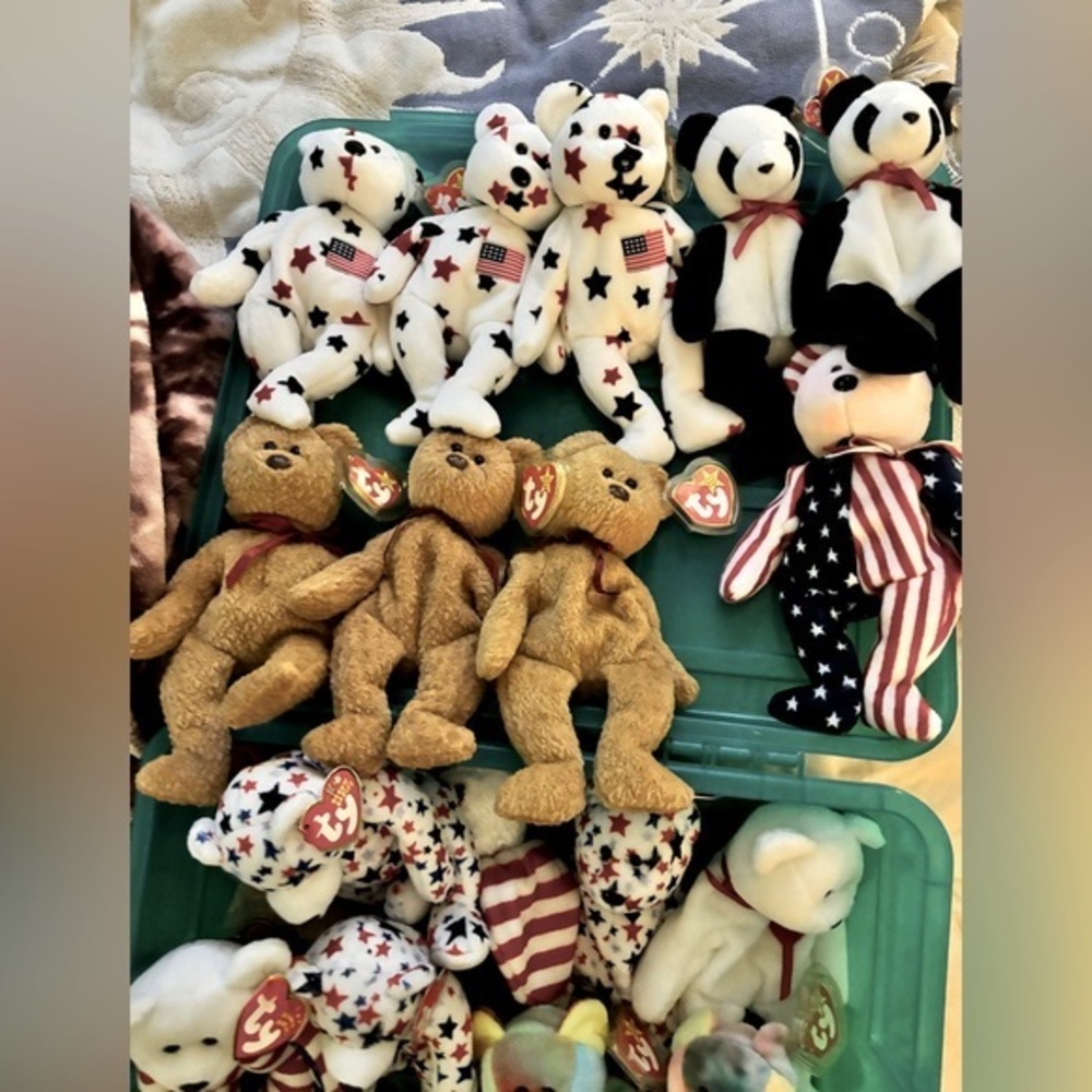 COPY - HUGE LOT RARE/VINTAGE Ty beanie babies! Tons of tag errors!!